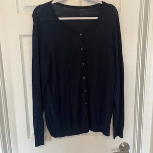 Navy blue cardigan